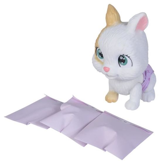 Smoby - Pamper Petz - Lapin à adopter - 4 accessoires - Articulé - Bois et fais pipi - Certificat d'adoption - Dès 3 ans - Jeux - Jouets