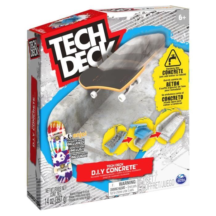 FINGER SKATE - TECH DECK - PACK 1 FINGER SKATE - Authentique Finger Skates 96 Mm A Personnaliser 6028846 Jouet Enfant 6 Ans Et Modeles Aleatoires