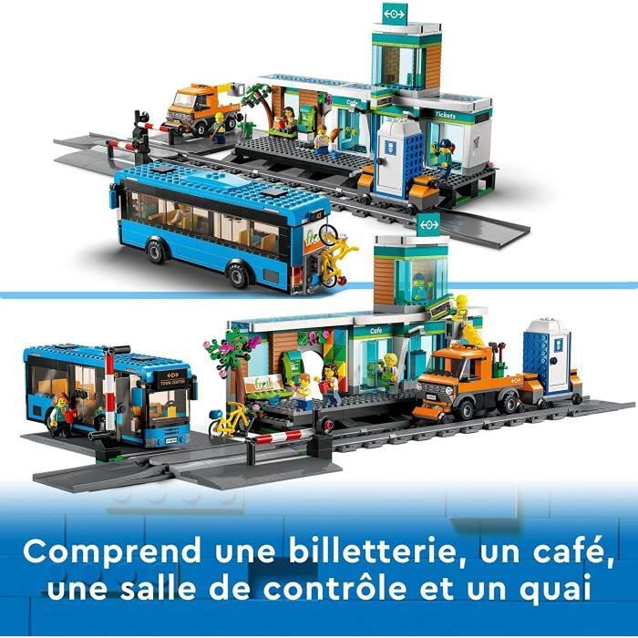 Trixbrix Support Bundle 2.0 Compatible avec les kits Lego City Train 60197  60198 10277 60205 60238 - Cdiscount Jeux - Jouets