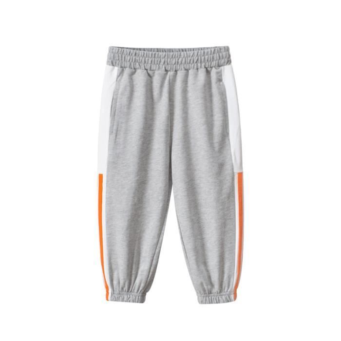 Pantalon de Jogging Sport Enfant Garçon - Taille Élastique - Couleur Gris  Gris - Cdiscount Prêt-à-Porter