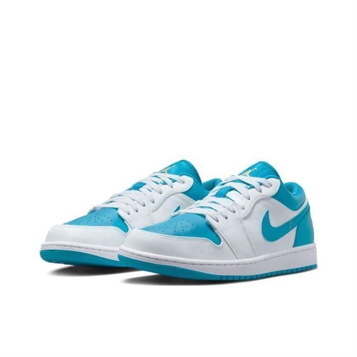 Jordan 1 bleu top et blanc