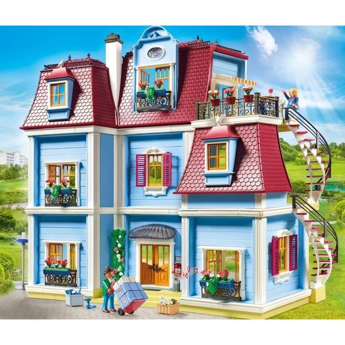 Maison Playmobil avec un étage supplémentaire