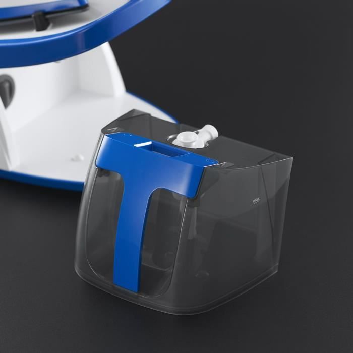 Lubluelu Robot Aspirateur Laveur 4500Pa 3 En 1 - Navigation LiDAR, Cartographie, Anti-Siphon Blanc