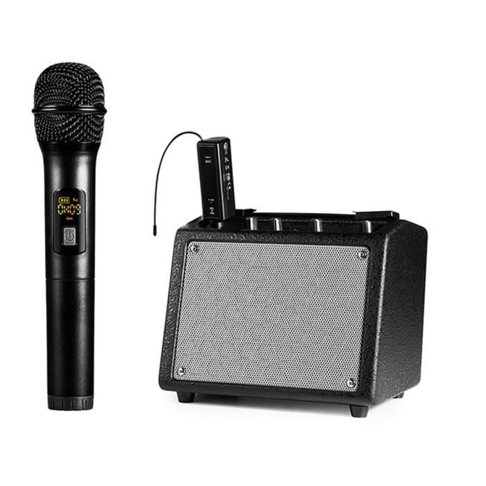 Microphone Sans Fil Bluetooth 70M Systèmes De Micro Uhf Double Portable  Micros Dynamiques Pour Karaoké, Fête, Dj, Église, Mar[H130] - Cdiscount TV  Son Photo