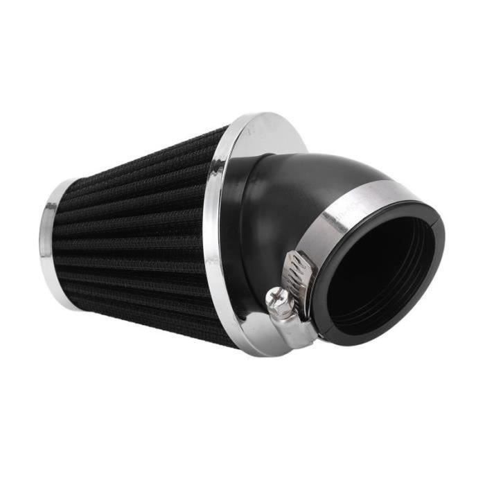 Dilwe filtre à air moteur Filtre à air 45 degrés Moteur Bend Cone Tuning  Cleaner 48 mm Diamètre intérieur pour moto ATV Pit
