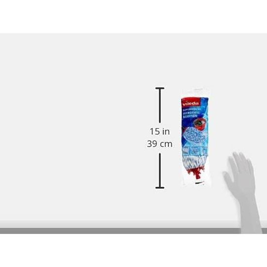Recharge Microfibre & Coton Pour Balai Vileda SuperMocio - Lavable Machine - 13