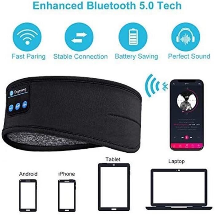 Type 1-Casque Bluetooth sans fil, bande de sauna de sport, mince, élastique,  confortable, casque de musique s - Cdiscount TV Son Photo