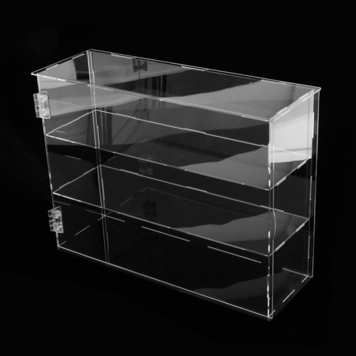 3 couches transparent acrylique vitrine comptoir boîte Cube organisateur  support anti-poussière Protection vitrine pour figurines - Cdiscount Jeux -  Jouets