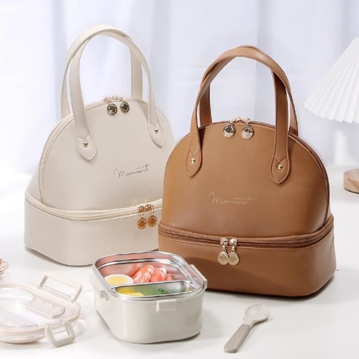 Sac Isotherme Repas Femme Petit Lunch Bag Mini Glaci re En Cuir