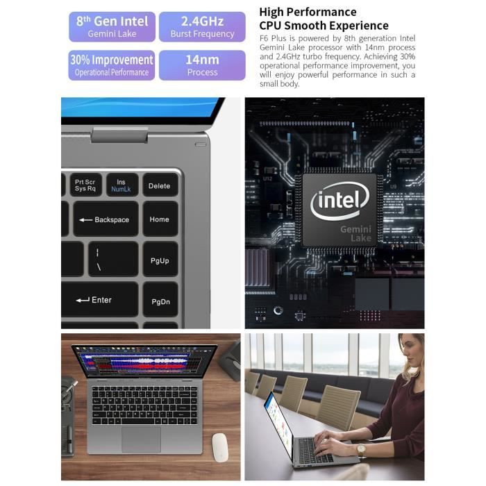 Teclast nouveaux ordinateurs portables F6 Plus3