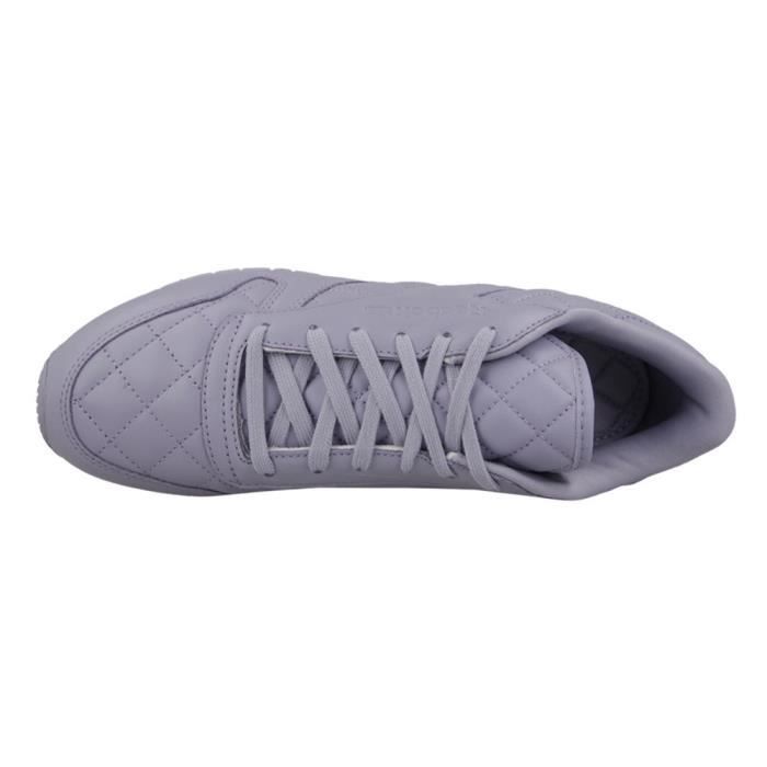 Reebok leather femme violet new arrivals