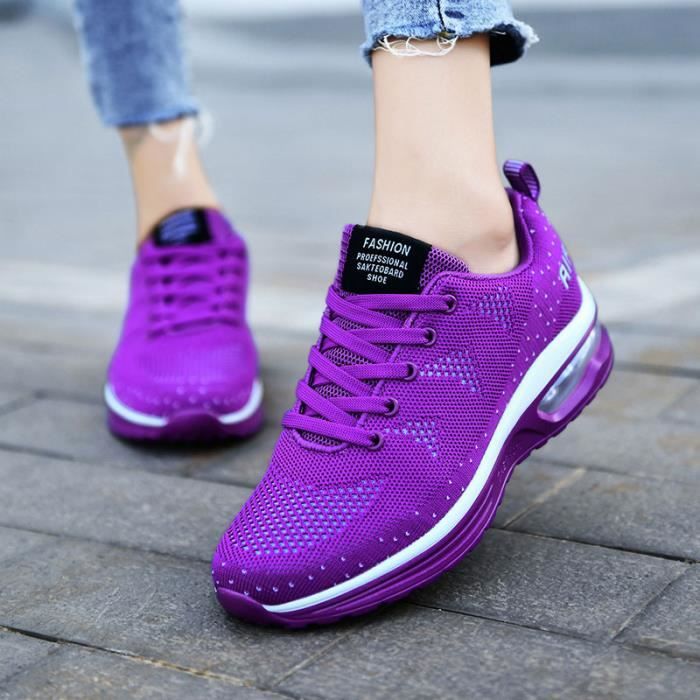 BASKET Femme - 2020 Nouveau Hiver Durable Mode Confortable Sneakers -  violet XY™ Violet - Cdiscount Chaussures
