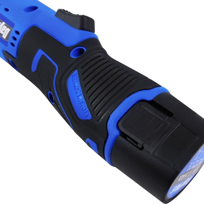 ZALASUNG Clé à Cliquet Électrique 18V 3/8" - 55 Nm, 450 Tr/min, 2 Batteries 2Ah, 10 Douilles Incluses