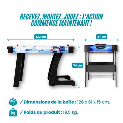 Rondelles De Remplacement Pour Table De Hockey Sur Air, 5 Pièces, Pour