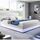 Grand lit blanc 180 x 200 cm