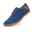 Chaussures Loisir Homme Nubuck Lacets Daim Richelieus Léger Casual Plat  Classique Grande Taille Petite Taille 38-48 Bleu - Cdiscount Sport