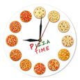 Horloge murale de 12 pouces avec signe de Zone de Pizza horloges de cuisine à piles décor mural pour objet decoratif ZSP-21257-0