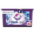 DASH Dash Lessive capsules 3en1 envolée d'air 35 lavages 35