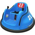 KIDI CAR - Voiture électrique enfant - Auto-tamponneuse 360°- Télécommande contrôle parentale - Ceinture de sécurité  - Bleu-0