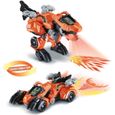 VTech Switch & Go Dinos Furex - Super T-Rex Transformable En Voiture De Course Avec Projections Lumineuses - Dès 4 Ans