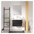 MOB-IN Ensemble meuble simple vasque SORRENTO 60 cm + robinet + miroir