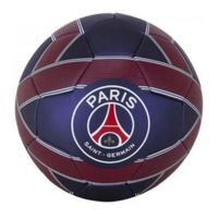 Ballon de Football Officiel PSG Paris Saint-Germain Marine Bordeaux et Blanc Taille 5