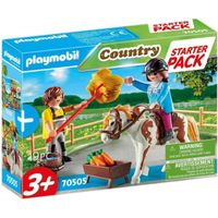 Soldes Playmobil Cavalier avec van et cheval (6928) 2024 au