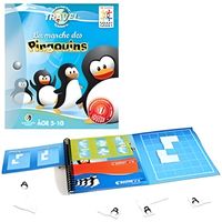 Jeu de voyage magnétique - SMART GAMES - La marche des Pingouins 0315 - 48 défis - Enfant - Intérieur