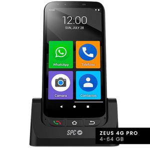SMARTPHONE SPC ZEUS 4G PRO + Coque – Smartphone Senior 4/64GB