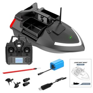 Bateau Appât Télécommandé 500m - Pêche En Mer Ou Lac - Grande Capacité 5200mAh/12000mAh - C1B4