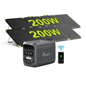 SWAREY 1000W Generateur Electrique Portable avec Panneaux Solaires Pliables 100W Générateur Solaire Autonomie extra Longue - Informatique