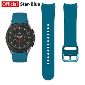 BRACELET MONTRE CONNEC. Galaxy Watch4 44mm - Blue d'étoile officiel - Bracelet En Silicone,  Bracelet Connecté Pour Galaxy Watch 4
