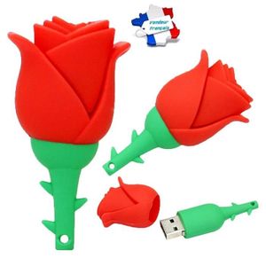Clé USB originale, Fleur, Rose, clé usb sympa