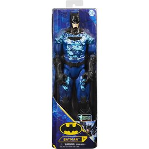 FIGURINE - PERSONNAGE DC Comics Batman Figurine d'action tactique Bat-Tech 12 pouces (costume bleu)