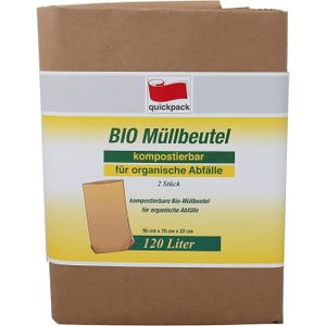 SAC POUBELLE Sacs Poubelle - Bio-papier-müllsack 120l 2 Stück