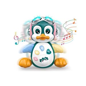 JOUET Jouet Musical Enfant 1 an, Pingouin Jouets Rampants Bébé,Jouet pour Bébé 6-12 Mois, Jouet Bébé Interactif d'apprentissage Sons - A1
