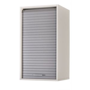 Meuble Cuisine Alu Bicolore 40 Cm H 72 Cm Coloris Blanc
