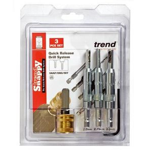 Trend Snappy SNAP//TH2//SET outil porte-forets bois métal ensemble 60 pièces