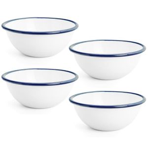 EMAUX Camping Vaisselle Au choix Tasse Assiette Couverts Bol Bleu Email Outdoor