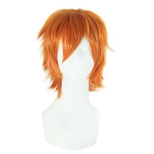 perruque orange homme