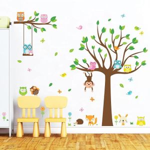 Stickers Muraux Hiboux Cdiscount
