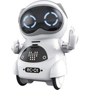 ROBOT - ANIMAL ANIMÉ BLANC - Mini Robot de poche RC pour enfants, avec 