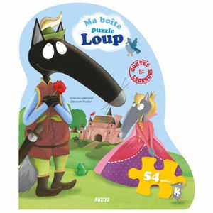 PUZZLE Puzzle Loup - Editions Auzou - Boîte en forme de L