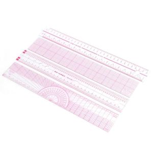 Règle de couture transparente Règle de patchwork acrylique Règle de couture  avec lignes de grille bicolores Outil S 20.3X10.2cm - Cdiscount Beaux-Arts  et Loisirs créatifs