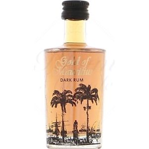 RHUM Gold of Mauritius Dark Rum 40  - Mignonnette de 5 