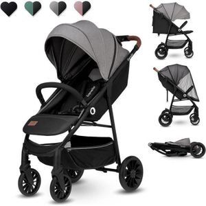 Kinderkraft CRUISER Poussette légère, compacte Tout terrain - Coloris :  Noir - Cdiscount Puériculture & Eveil bébé