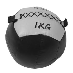 MEDECINE BALL minifinker Weighted Wall Ball 1KG En Cuir PU Fitness Entrainement Exercice Musculaire
