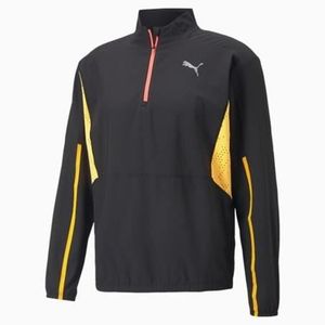 VESTE SPORT DE COMBAT Veste de Running - PUMA - Homme - Noir/Jaune