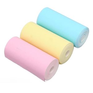 PAPIER IMPRIMANTE 12 Rouleaux Papier d' Mini Coloré pour Imprimante 