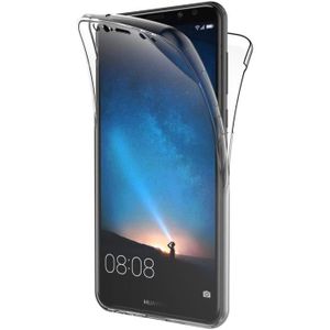 Coque pour Huawei Mate 10 Lite #3 Gris Portefeuille Housse à Rabat avec Fermeture Magnétique pour Huawei Mate 10 Lite Bear Village® Fleur Embossé Étui en PU Cuir 
